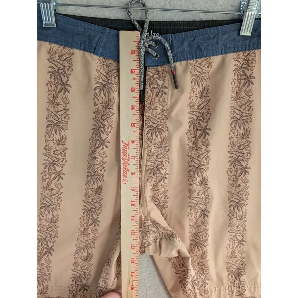 Katin Board Shorts Mens Sz 38 Peach Surf Beach Swim Trunks Vacation